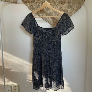 Francescas Black Floral Dress